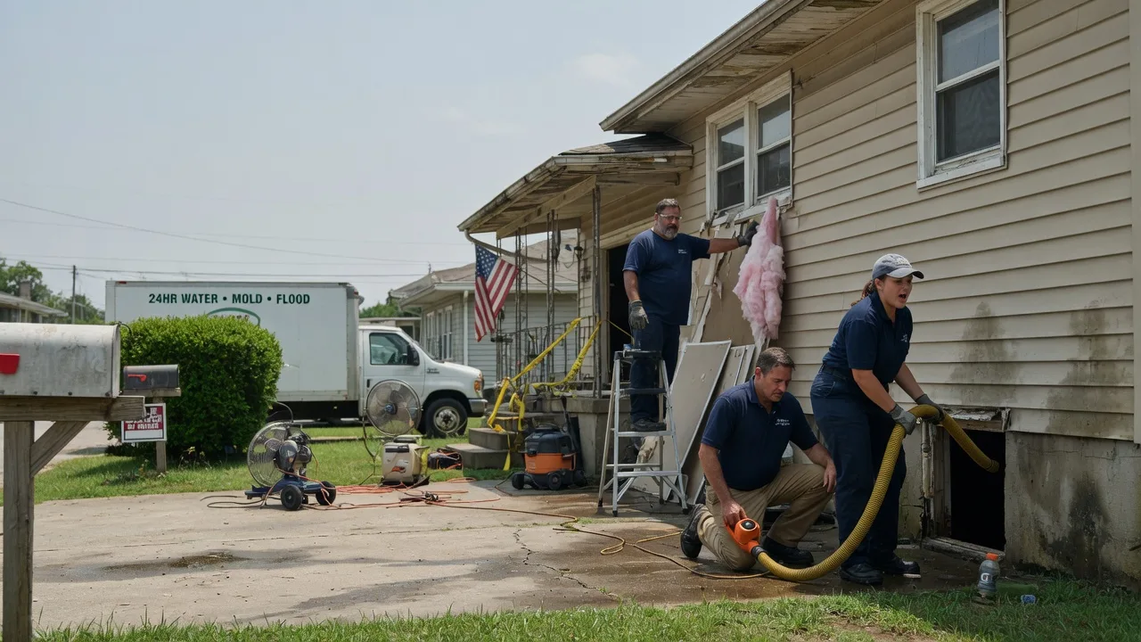 Water Damage Repair in Tunica, LA near me